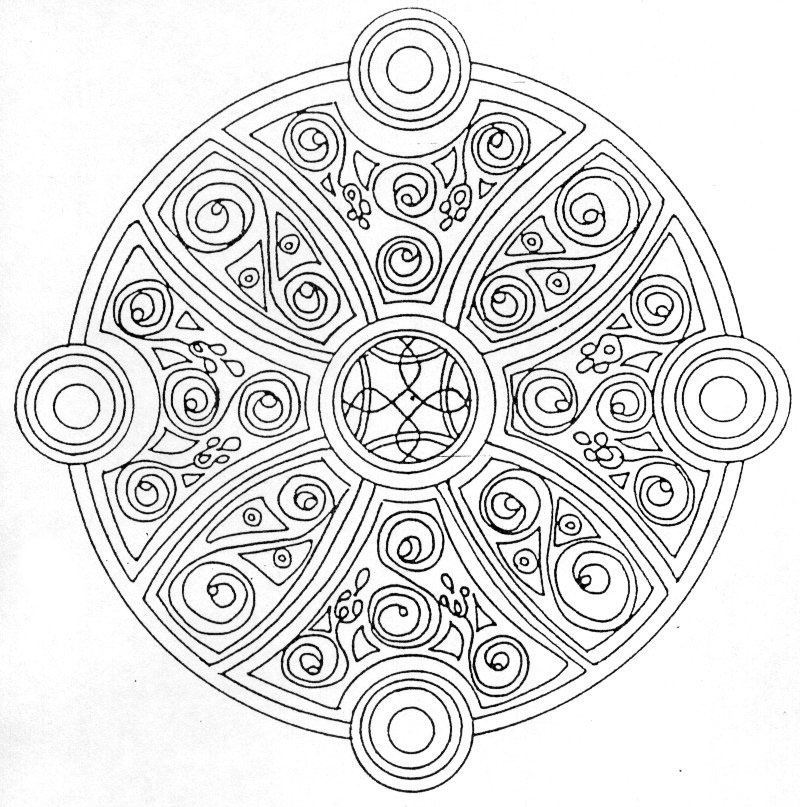Mandala to color free to print - 19